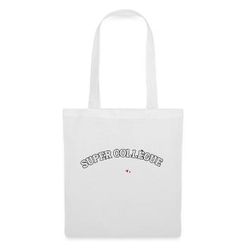 super collègue cadeau - Sac en tissu - blanc - Devant