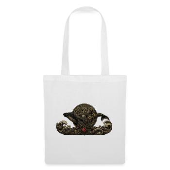 Mechanical Whale with Knots and Red Crystal - Tote Bag - white - Front