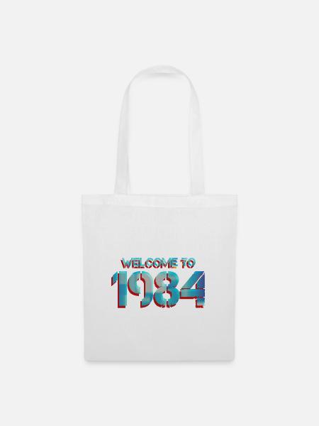 1984 DESTROY - Tote Bag - white