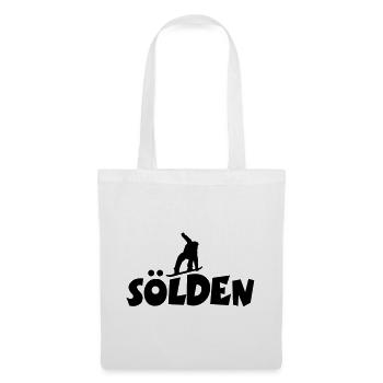 Sölden Snowboarding - Stoffbeutel - Weiß - Vorne