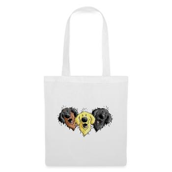 Hovawart Chiens - Sac en tissu - blanc - Devant
