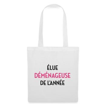 Déménageur / Déménagement / Déménager / Camion - Sac en tissu - blanc - Devant