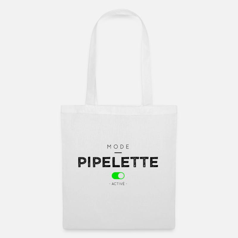 MODE PIPELETTE ACTIVÉ - Sac en tissu - blanc
