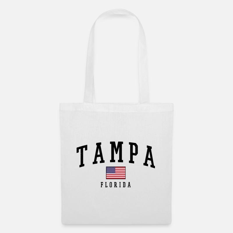 Tampa Florida - Stoffbeutel - Weiß