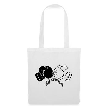 Boxhandschuhe - Stoffbeutel - Weiß - Vorne