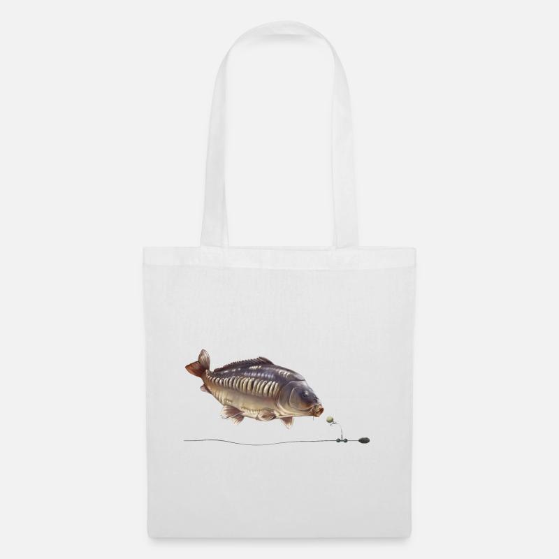 Conception du gréement de pêche Mirror Carp Chod - Sac en tissu - blanc