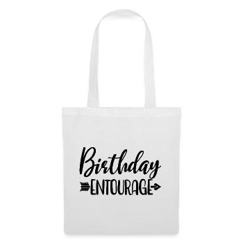 Birthday Entourage Matching Group Birthday Party - Tote Bag - white - Front