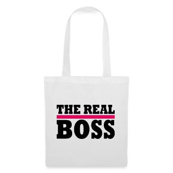 The real boss - Sac en tissu - blanc - Devant