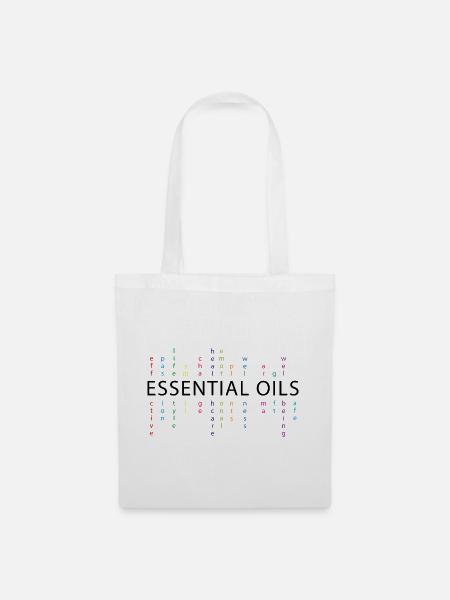 Essential Oils - Stoffbeutel - Weiß
