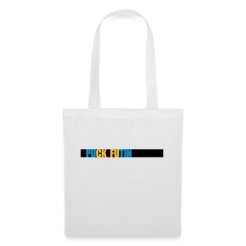 puck futin logo design - Tote Bag - white - Front