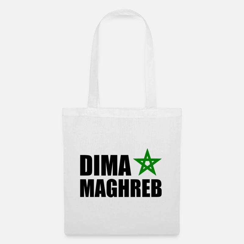 Dima maghreb - maroc - Sac en tissu - blanc