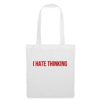 I hate to think English language - Tote Bag - white - Front
