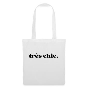 Très chic - Sac en tissu - blanc - Devant
