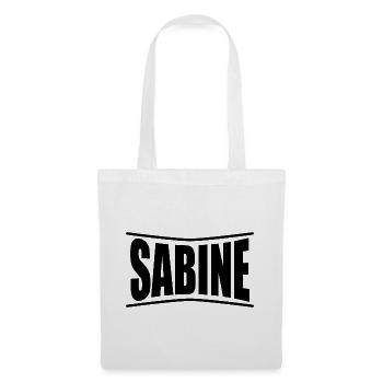 Sabine t-shirt t-shirt gift idea - Tote Bag - white - Front