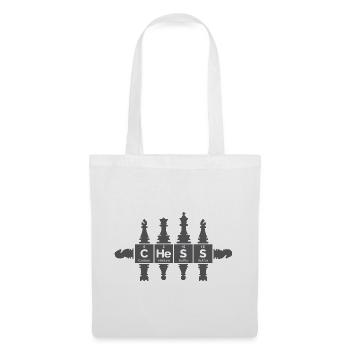 figurines rétro tableau périodique drôle icône logo - Sac en tissu - blanc - Devant
