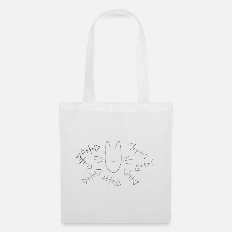 Cat fish - Tote Bag - white