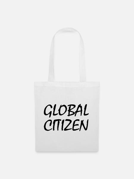 global citizen - Stoffbeutel - Weiß