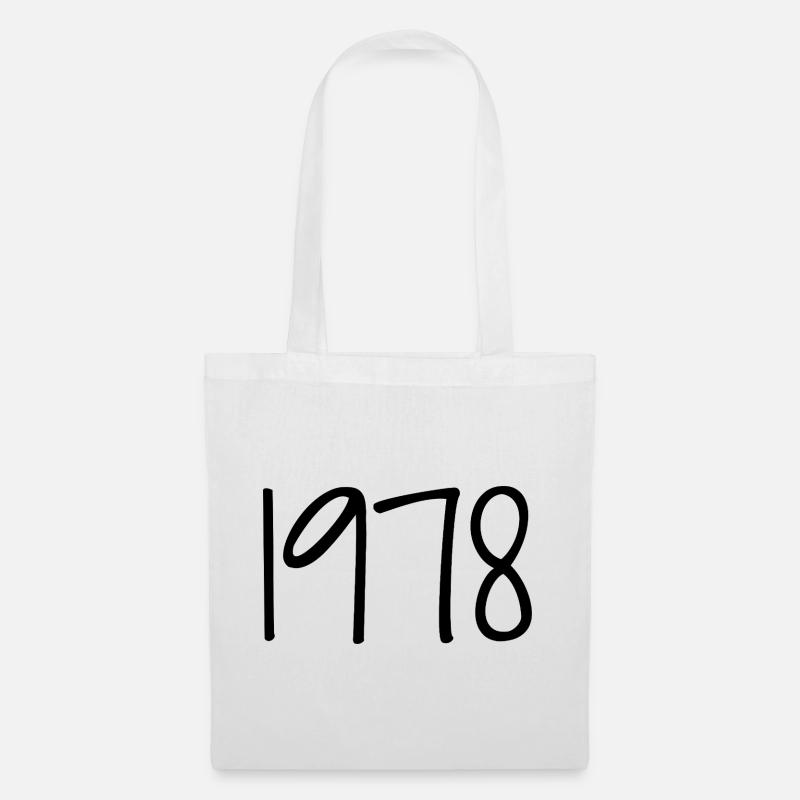 1978 Retro 1978 Geburtstag 1978 Vintage 1978 - Stoffbeutel - Weiß
