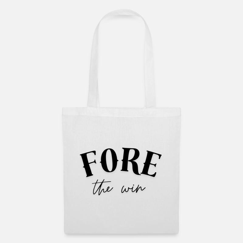 Fore the Win - Tote Bag - white
