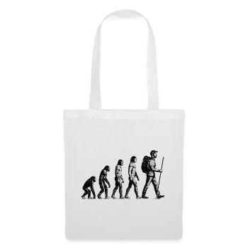 Evolution to Wandersmann Grunge Design - Tote Bag - white - Front