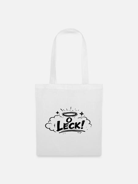 O Leck - Stoffbeutel - Weiß