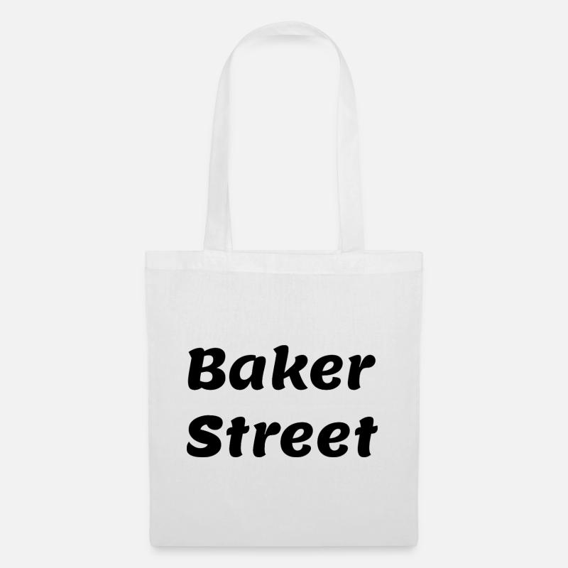 Baker_St- - Tote Bag - white