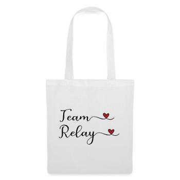 Équipe de relais - Sac en tissu - blanc - Devant