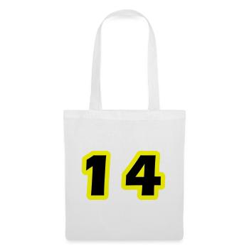 14 Number Symbol - Tote Bag - white - Front
