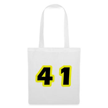 41 Number symbol - Tote Bag - white - Front