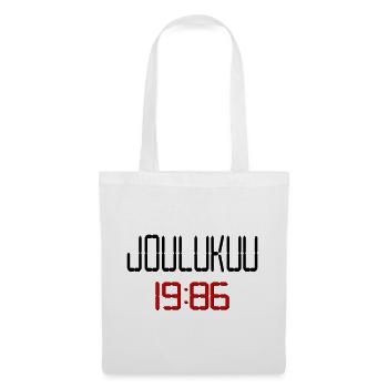 Finnland, Geburtstag im Dezember 1986 - Stoffbeutel - Weiß - Vorne