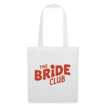 The Brides' Club Hochzeits-Junggesellinnenabschiedsmädchen - Stoffbeutel - Weiß - Vorne
