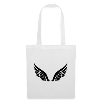 ailes d'ange - Sac en tissu - blanc - Devant