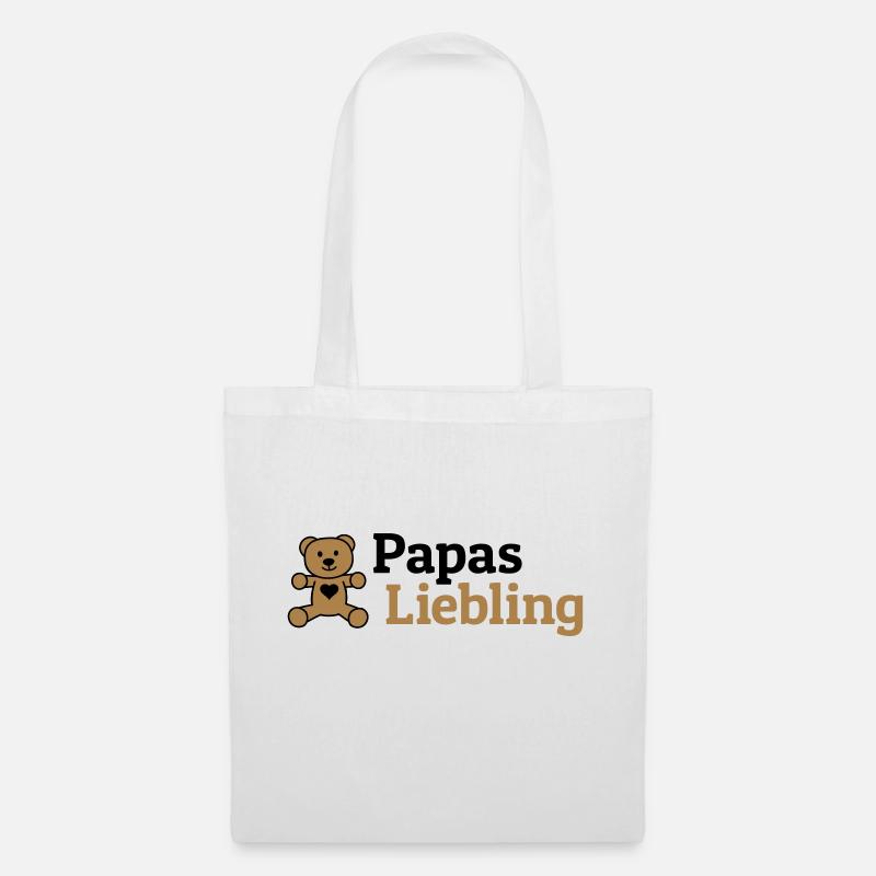 Papas Liebling - Stoffbeutel - Weiß
