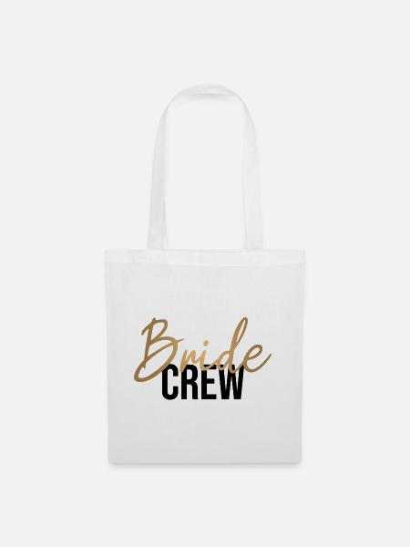 Bride Crew - Braut Junggesellinnenabschied - Stoffbeutel - Weiß