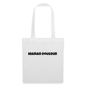 Maman douceur - Sac en tissu - blanc - Devant