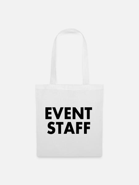 Event staff - Stoffbeutel - Weiß
