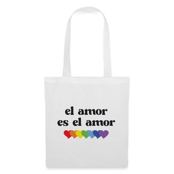LGBT Pride Month - El Amor es el Amor - Tote Bag - white - Front
