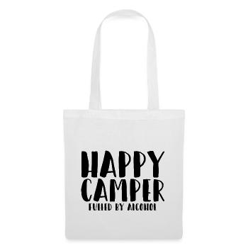 Un campeur heureux alimenté par l’alcool 3 - Sac en tissu - blanc - Devant