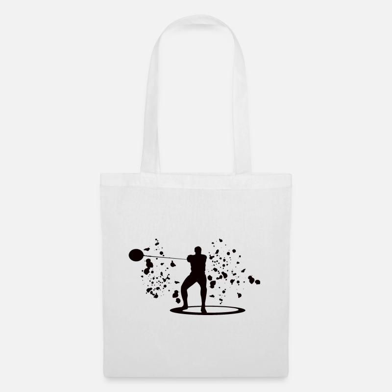 Lanceur de marteau Colorsplash Lancer de marteau - Sac en tissu - blanc