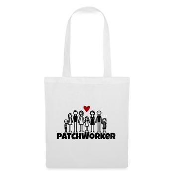 Patchworker2 - Stoffbeutel - Weiß - Vorne
