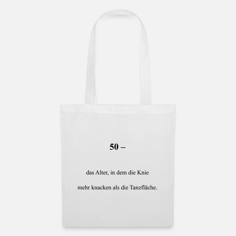 50 Jahre - Stoffbeutel - Weiß