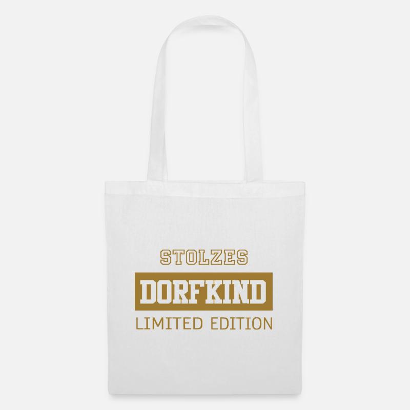 Stolzes Dorfkind Limited Edition  - Stoffbeutel - Weiß