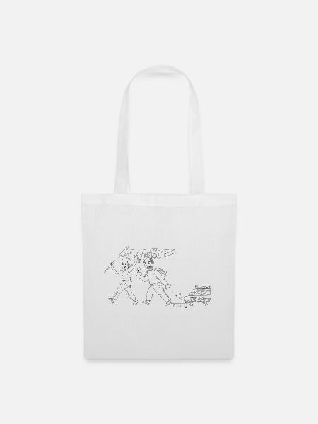 Team Waldinghaus schwarz - Stoffbeutel - Weiß