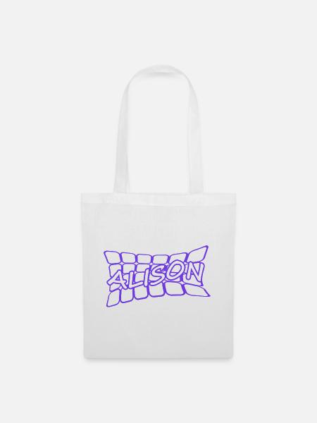 Geschenk für Alison - Stoffbeutel - Weiß
