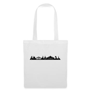 Dresde horizon à long - Sac en tissu - blanc - Devant
