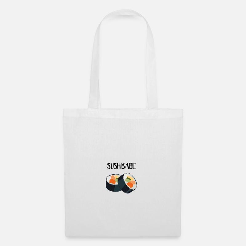 Tshirt sushi - Stoffbeutel - Weiß
