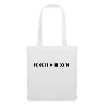 player_f1 - Tote Bag - white - Front
