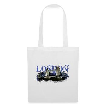 London - Sac en tissu - blanc - Devant