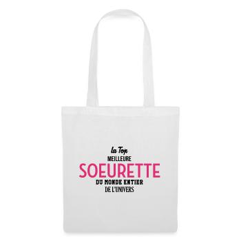 Soeur / Soeurette / Sœur / Sœurette / Bébé - Tote Bag - white - Front