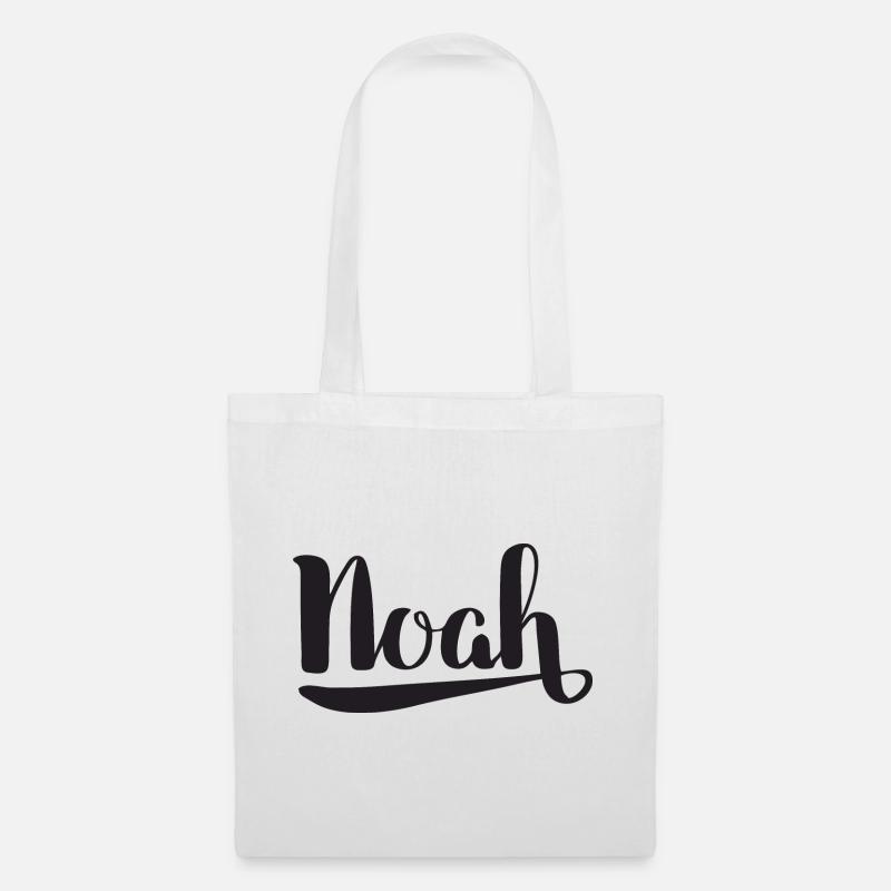 Kreativer Noah-Archetyp mit Wasser-Design - Stoffbeutel - Weiß